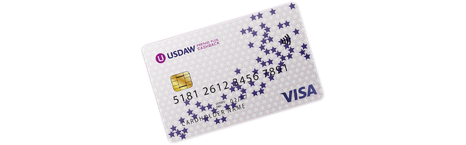 Welcome to the Usdaw Prepaid Plus Cashback card!
